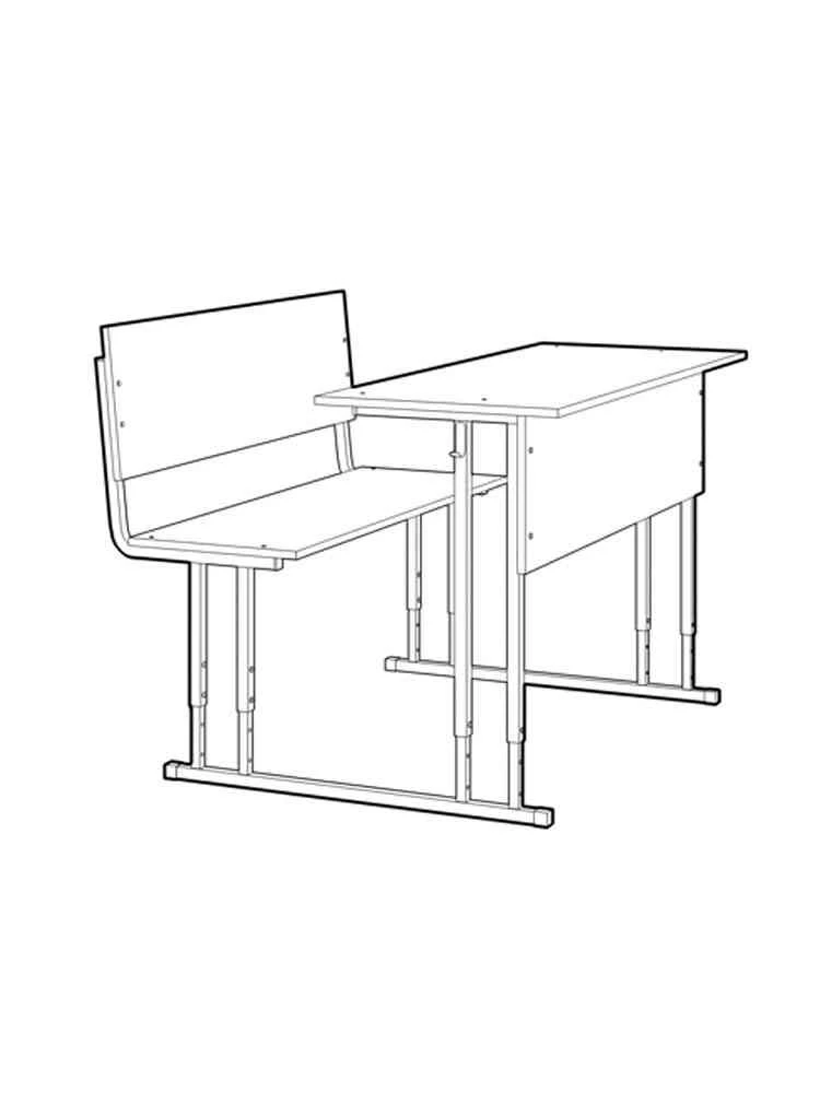 School Monoblock Desk for Students