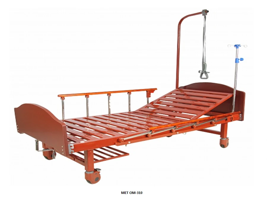 MET OM-310 Medical Bed with Adjustable Backrest