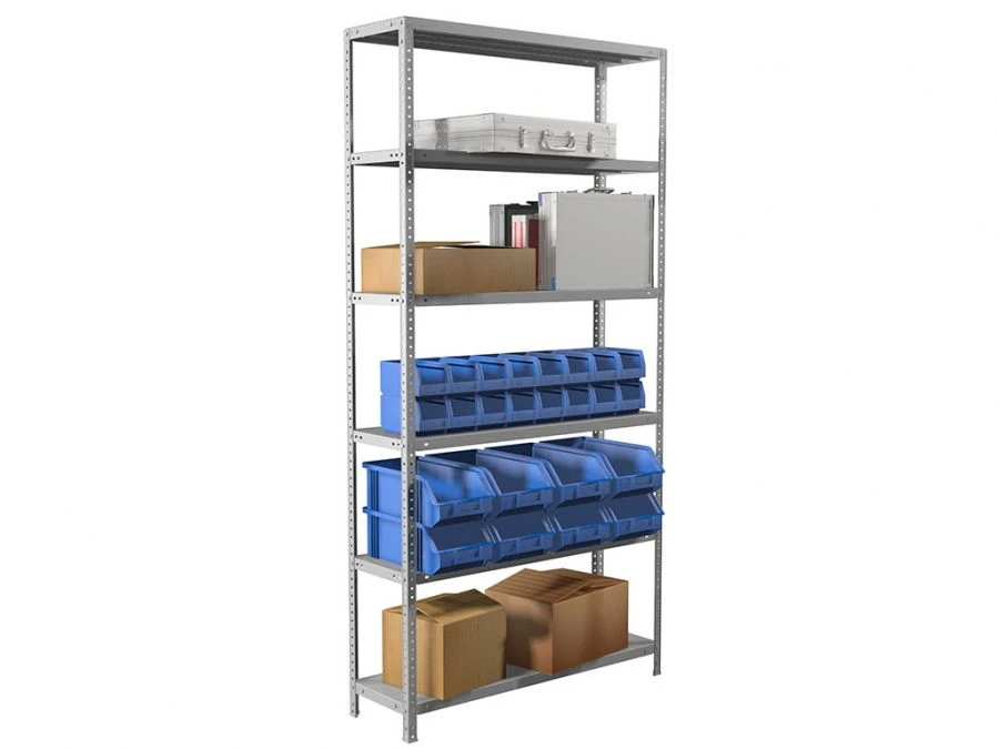 Metal Shelf MS Standart 220/100x30/6 for Heavy-Duty Storage