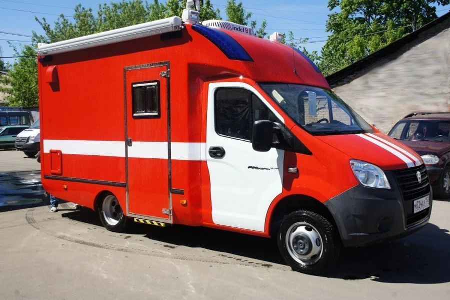 Emergency Rescue and Police Transport Vehicles based on GAZelle NEXT Chassis: A32R23, A32R33, A31R25