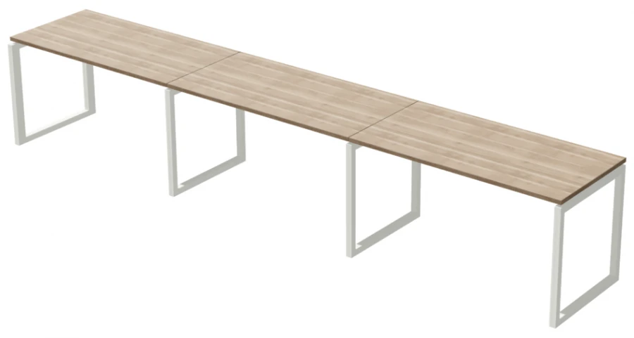 Magna Bench System on O-Shaped Support, Art. MSB 39