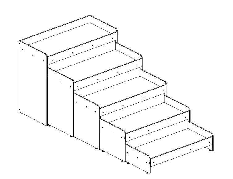 Five-Tier Bed TV-BKP-5.18.01