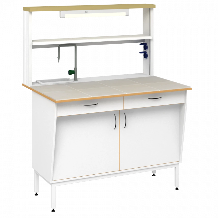 طاولة كيميائية مثبتة على الحائط 1200 PХКпТ