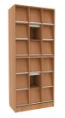 Modular Storage Unit with 18 Compartments, 2-Module Design