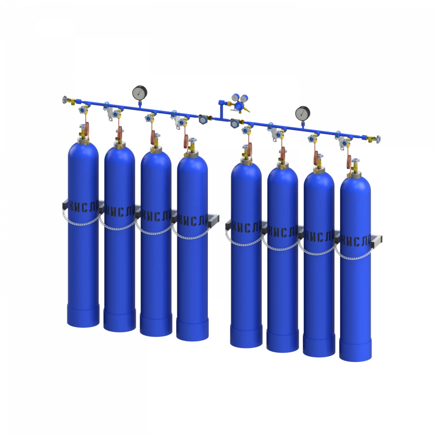 رافعة التحويل للأكسجين لثماني أسطوانات RPK-8