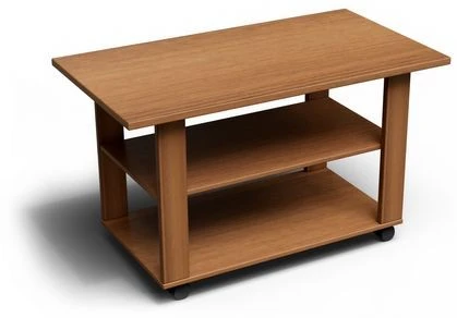 Coffee Table Referent with Horizontal Shelves