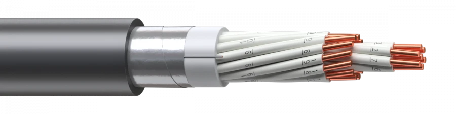 كابلات التحكم منخفضة المخاطر KVVGEng(A)-LS