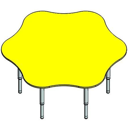Adjustable Children's Table "Daisy" Art. SStoD-01