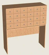 24-Drawer File Cabinet Art: AtSHK