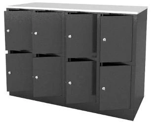 Personal Storage Rack with Individual Compartments