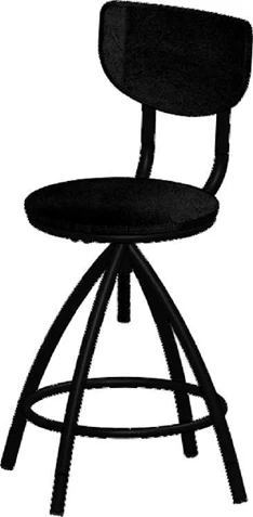Cashier Chair with Durable Steel Frame