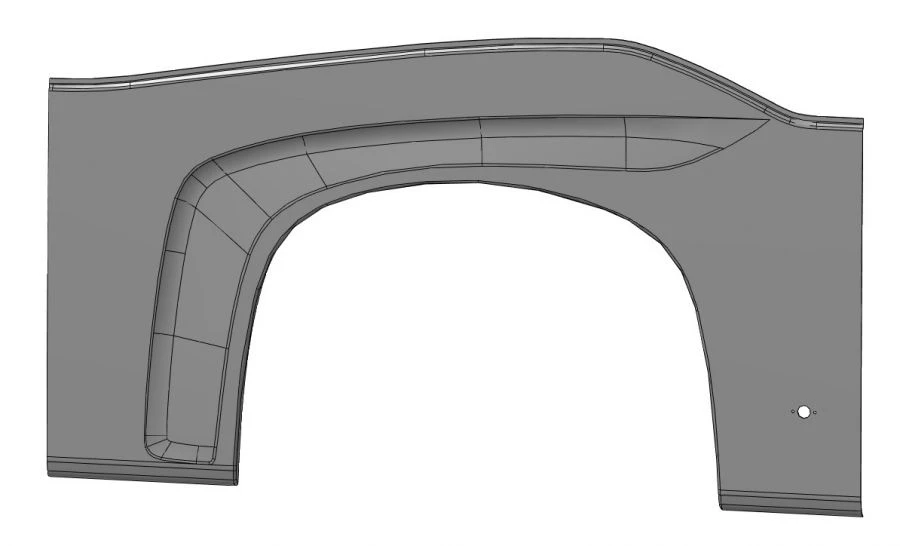 Left Rear Arch Panel 5299-401-5402502-02