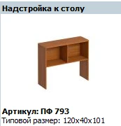 Professional Desk Extension for Cabinets - Model PF 793