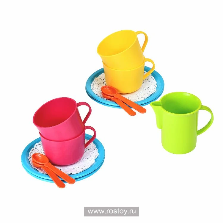 Tea Set Toy with Milk - 13 Pieces