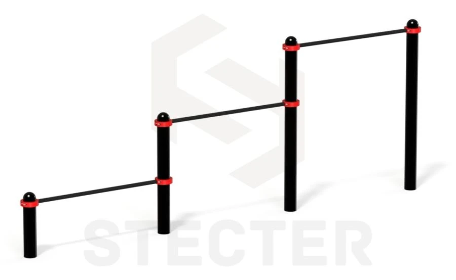 Adjustable Pull-Up and Dip Bars for Strength Training