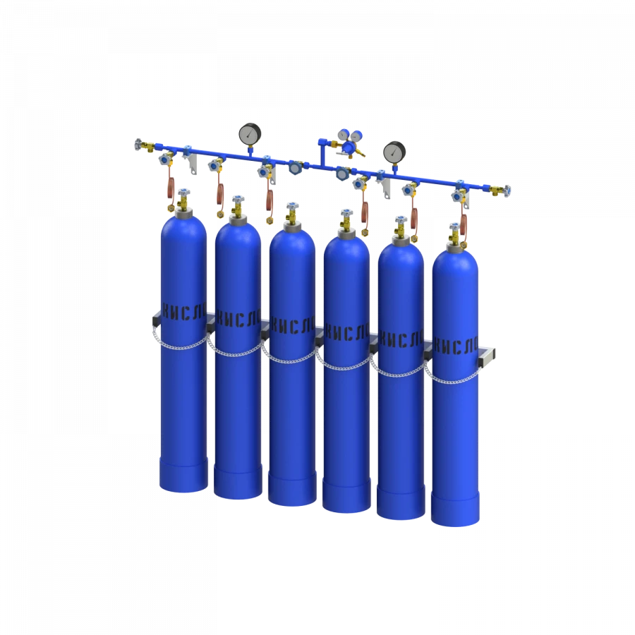 نظام توصيل الأكسجين لستة أسطوانات RPK-6
