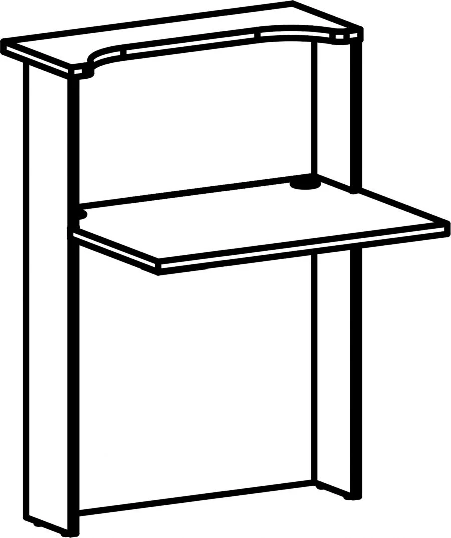 High Stand with Cutout for Cables 8514 "Waiting Zone Galant