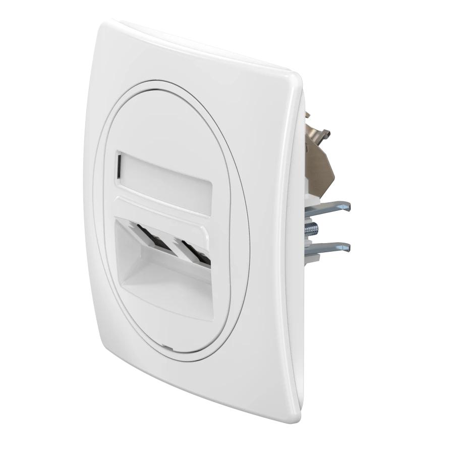 قابس كمبيوتر مزدوج مخفي مع وحدات كايتون، CADUCEUS ALING EON E615S.00