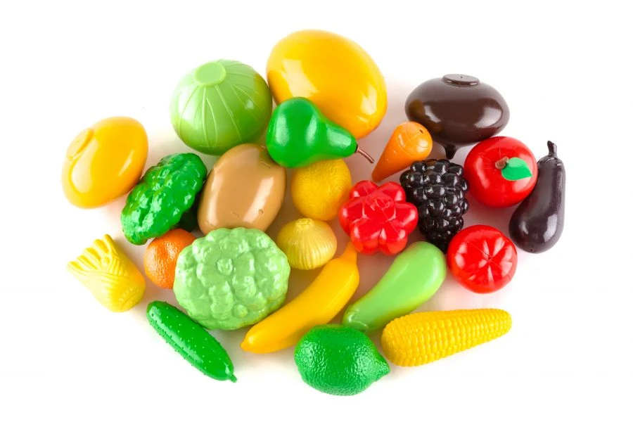 Large Fruit and Vegetable Set for Kids 1/8