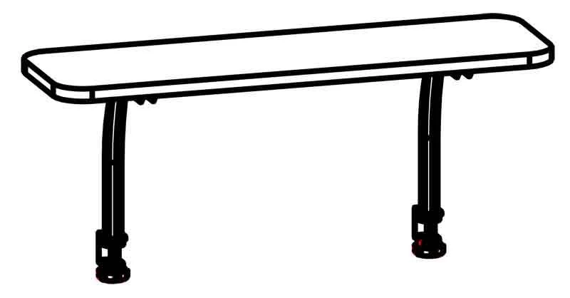 Elegant Desktop Shelf 8785 Series "Galant