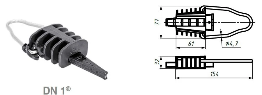 مشبك ربط للتوصيلات SIP-4 DN 1