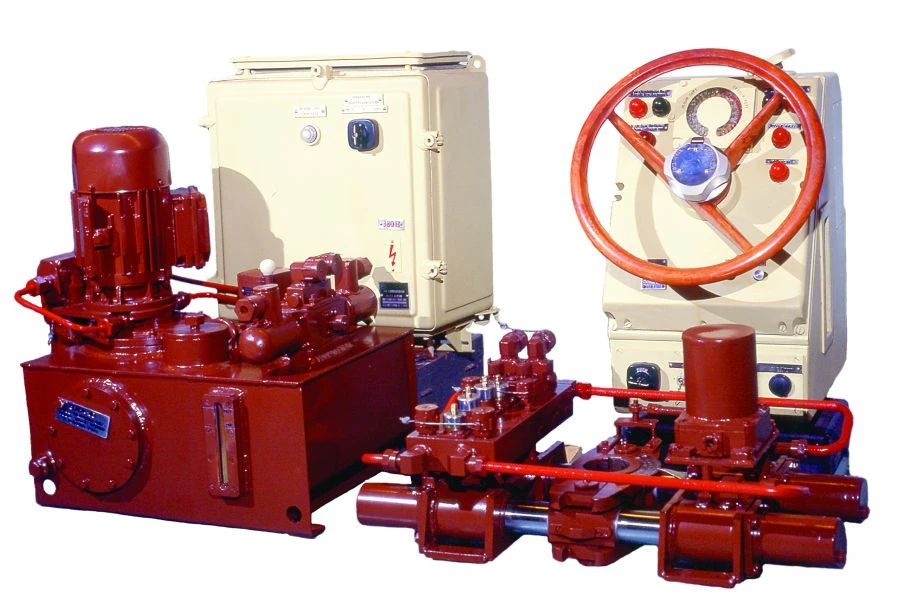 Electric Hydraulic Steering Machine RGMPE for Single Boller