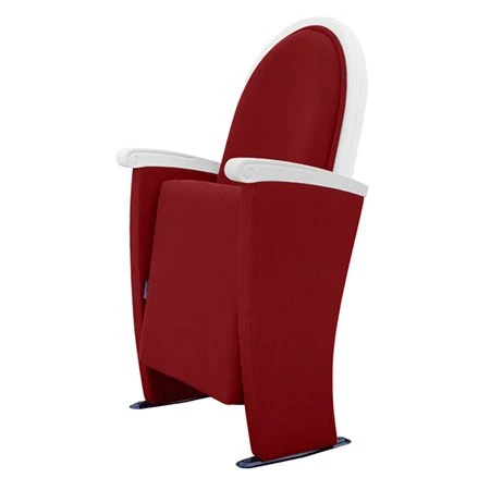 Comfortable Auditorium Chair with Wooden Frame - Gaetano Model