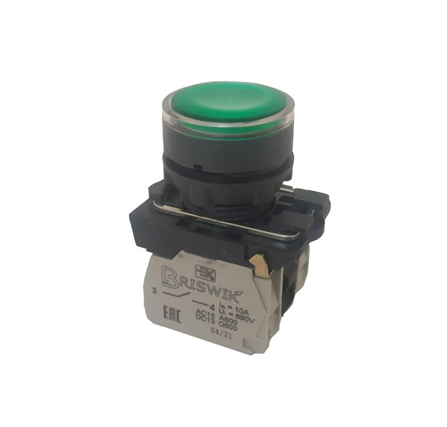 Illuminated Push Button Switch with Cylindrical Plunger Plastic (KME 4L)