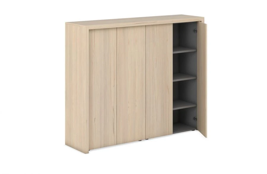 Document and Wardrobe Cabinet with Decorative Trimmings, Art. JR507