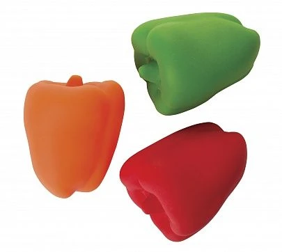 Realistic PVC Vegetable Set: Bell Peppers