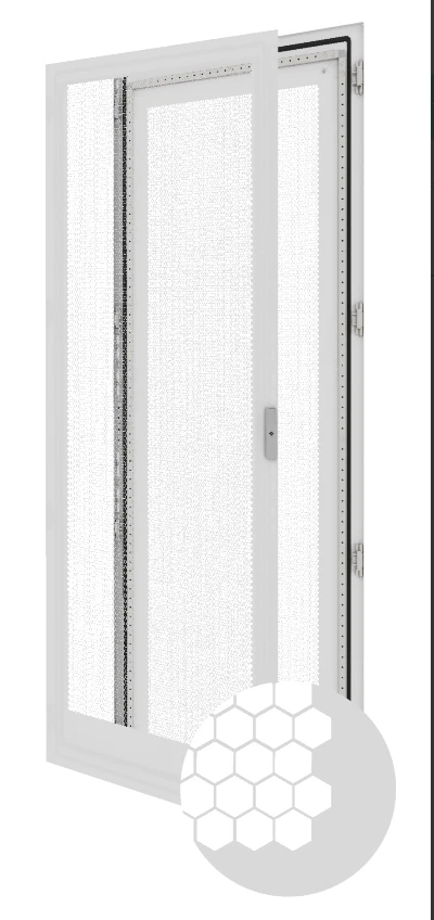 باب مثقوب لدواليب الخطية RS52، ارتفاع 1200-2200 مم، عرض 600-800 مم