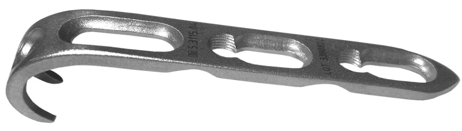 Fibular Plate with Spikes, Angular Stability and Limited Contact