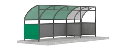Container Platform for Solid Waste Storage (Euro Canopy)