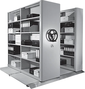 Dual-Sided Stationary Shelving System STM MA