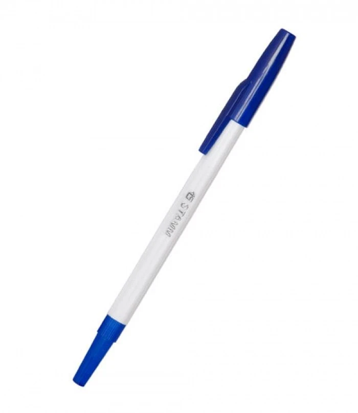 Standard Ballpoint Pen STAMM 049 with Cap, Blue Ink