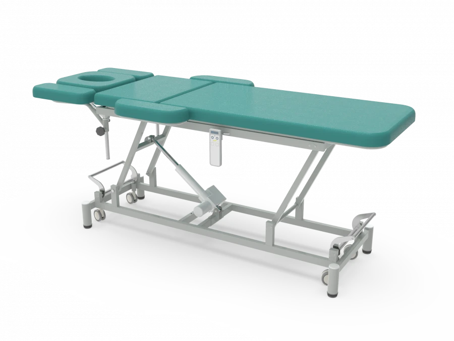 Massage Table SM-4 with Fixed Head, Intermediate, Foot Sections and 4 Armrests TU 9452-012-51768895-2007