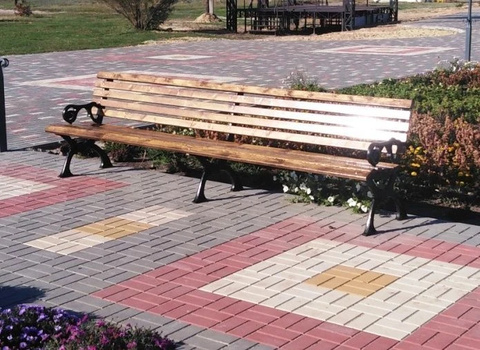 مقعد فيرساي CK-2-3 - إطار من الحديد الزهر بطول 3 متر