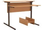 Student Computer Desks with Metal Frame Type I Models SU-K#3, SU-K#4, SU-K#5, SU-K#6, SU-K#7