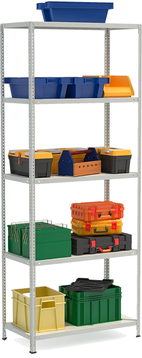 Heavy-Duty Metal Shelf Rack STF Model 1055-2.5