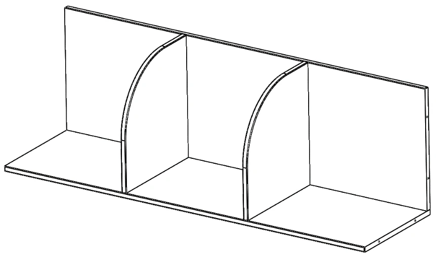 Modular Wall Unit for School and Office Supplies SMD.12