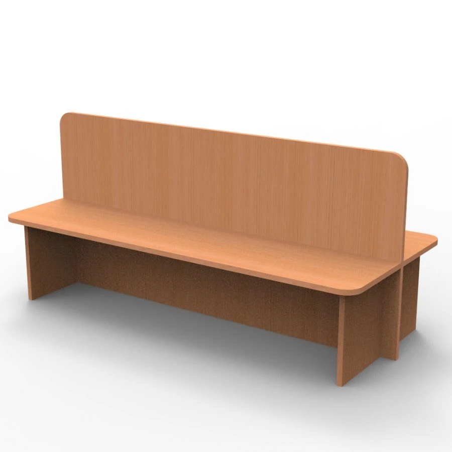 Wooden Double-Sided Bench for Children