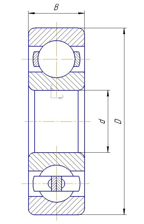 Rolling Bearing 6-1000905 GOST 520-2011
