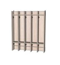 Preschool Furniture Coat Rack - Versatile Storage Solution