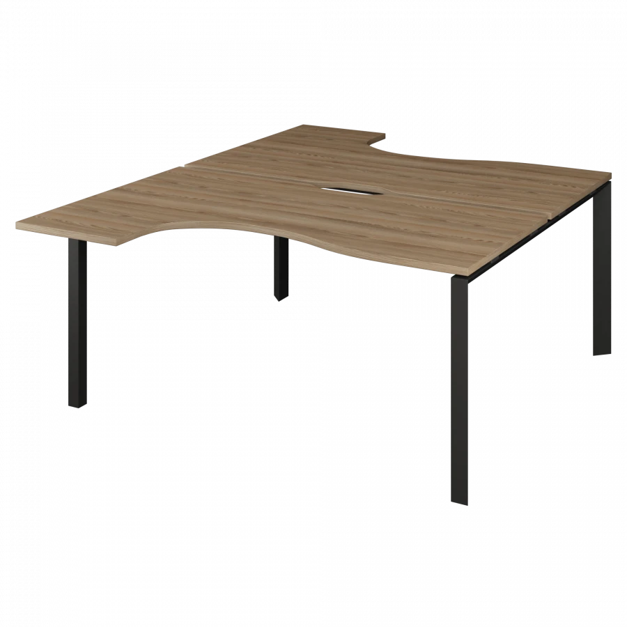 مقعد مزدوج مريح لاثنين من أماكن العمل NTMP.B.P2-060