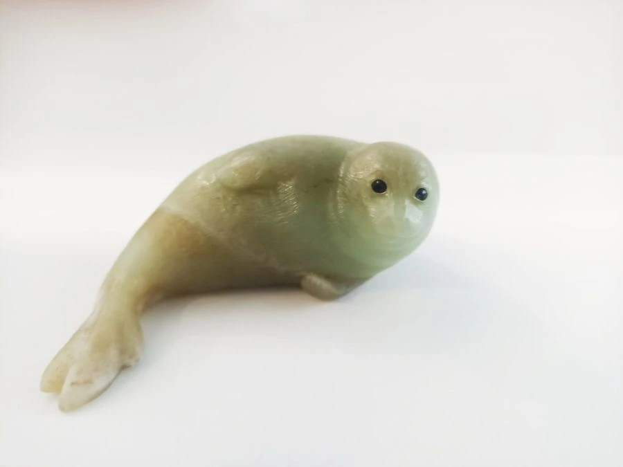 Artistic Stone Carving "Belek" (Jade)