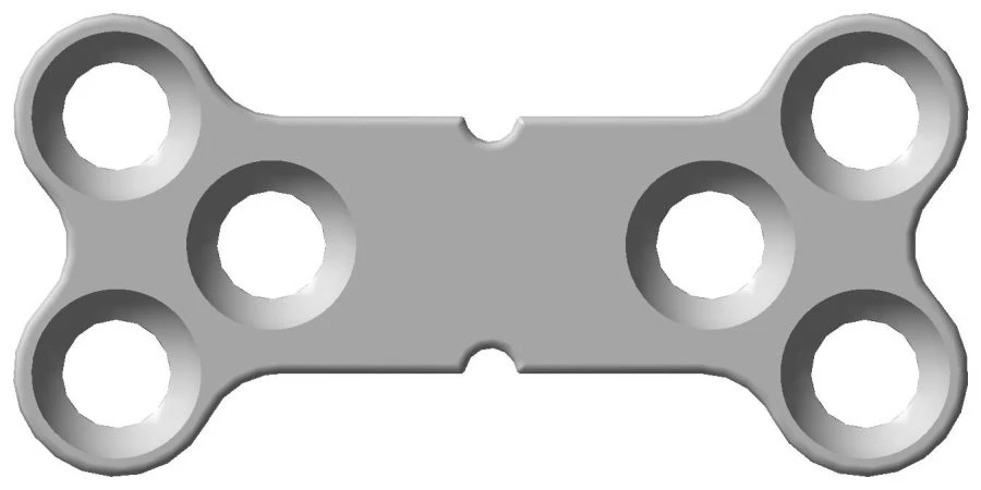 Small Reconstruction Plate with 6 Holes (Length 37mm)