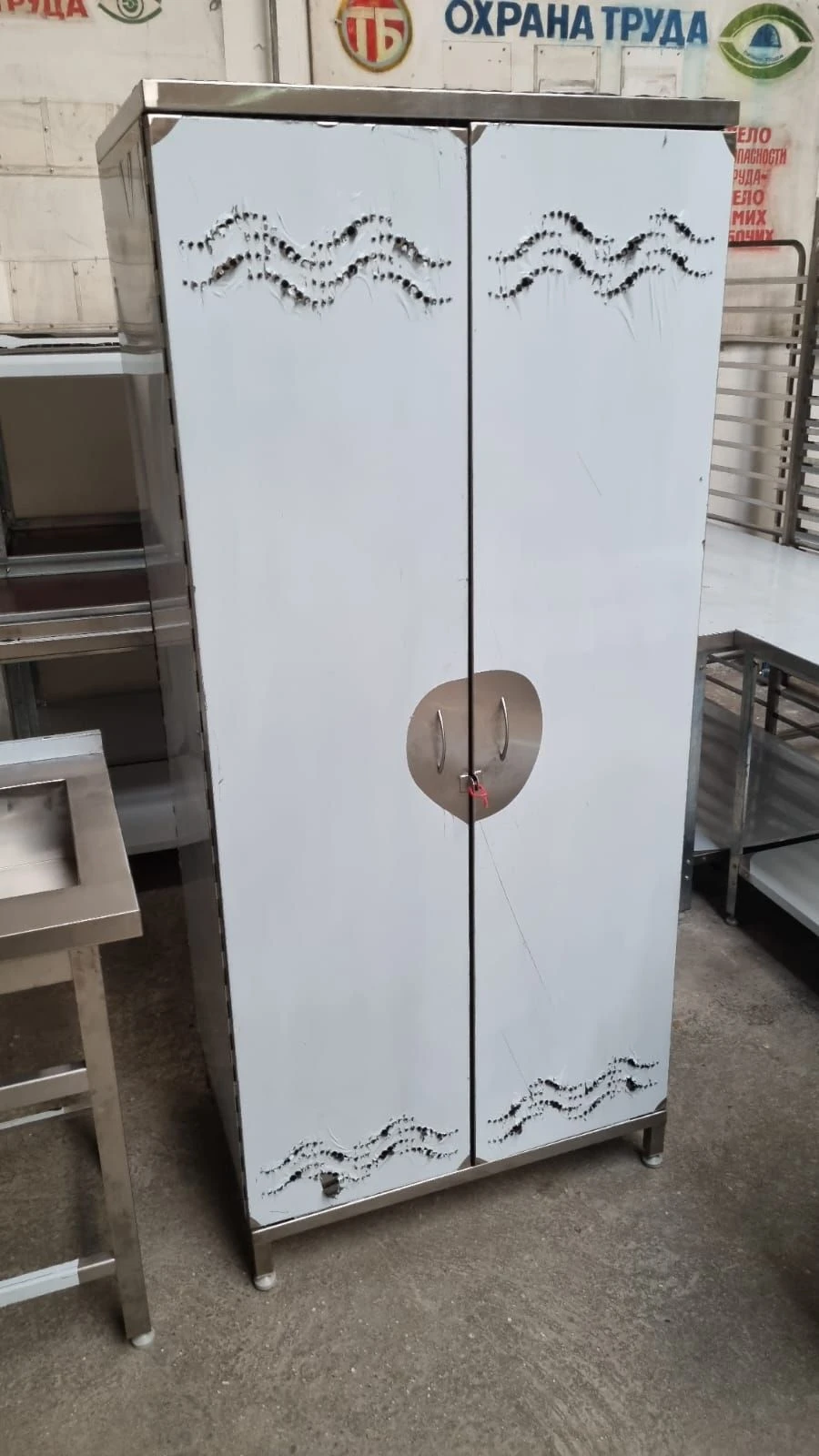 خزانة مطبخ من الفولاذ المقاوم للصدأ سلسلة SHZKR