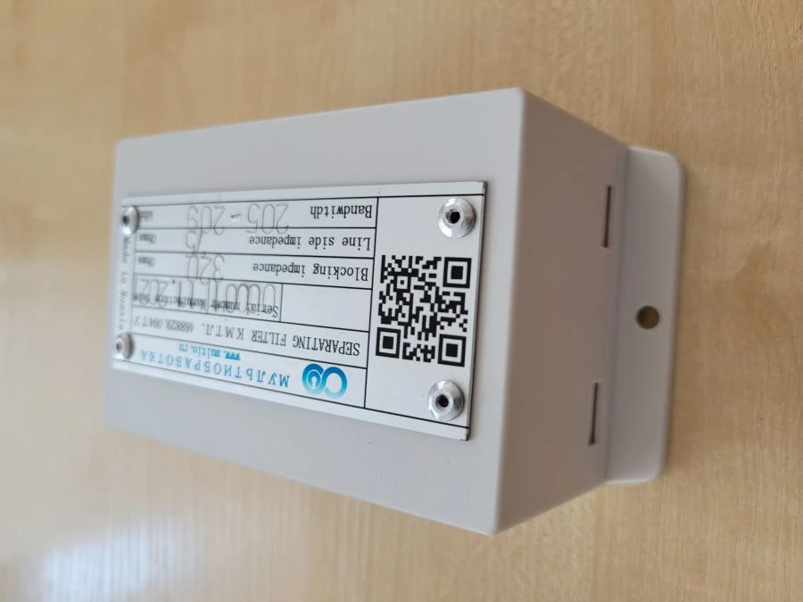 RF Separator Filter for High-Frequency Relay Protection