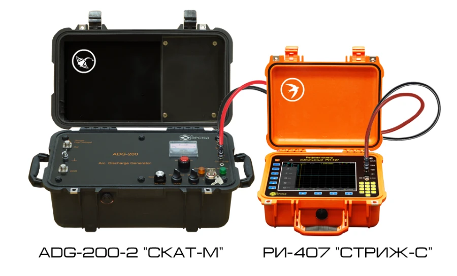 نظام تحديد الموقع عن بُعد РИ-407 СТРИЖ-С + ADG-200-2 СКАТ-М