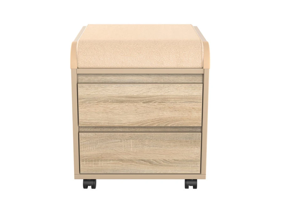 Rolling Nightstand for Bedroom Storage, Model TУВ.17